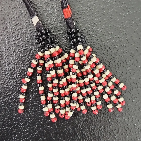 Farm Rio Passion Scarf Black Wrap Dress Size Small NWT - Picture 8 of 13